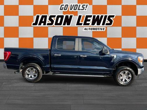Blue Metallic 2021 Ford F-150 XLT
