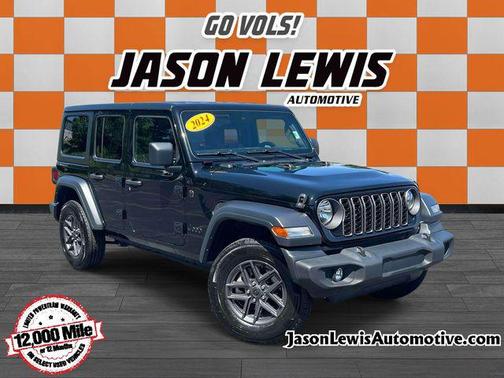 Black Clearcoat 2024 Jeep Wrangler Sport S