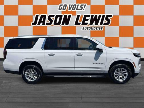 Summit White 2025 Chevrolet Suburban LT