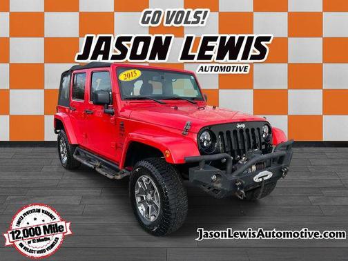 Firecracker Red Clear Coat 2015 Jeep Wrangler Unlimited Sahara