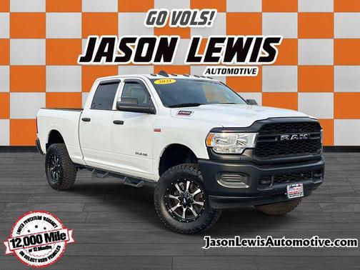 Bright White Clearcoat 2021 RAM 2500 Tradesman Crew Cab 4x4 6'4' Box