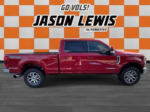 Rapid Red Metallic Tinted Clearcoat 2022 Ford F-250 Lariat