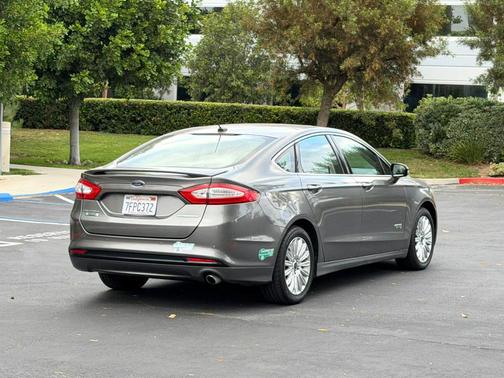 Grey 2014 Ford Fusion Energi Titanium