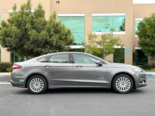 Grey 2014 Ford Fusion Energi Titanium