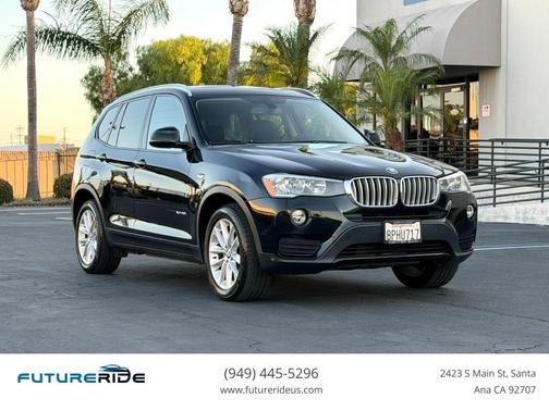 Black 2017 BMW X3 xDrive28i