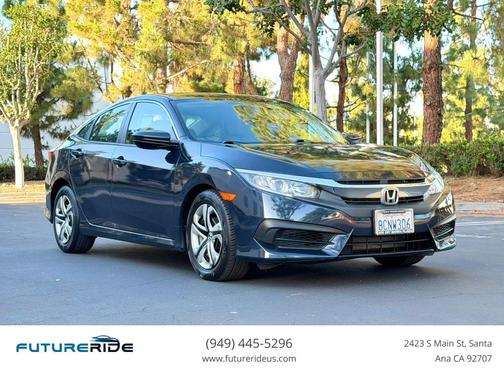 Blue 2018 Honda Civic LX