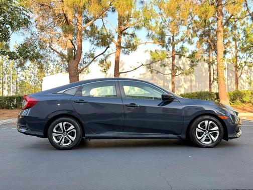 Blue 2018 Honda Civic LX