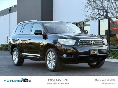 Black 2008 Toyota Highlander Hybrid Limited