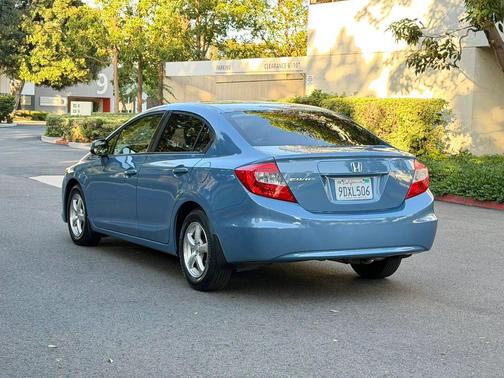 Blue 2012 Honda Civic Natural Gas