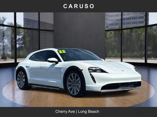 White 2022 Porsche Taycan 4