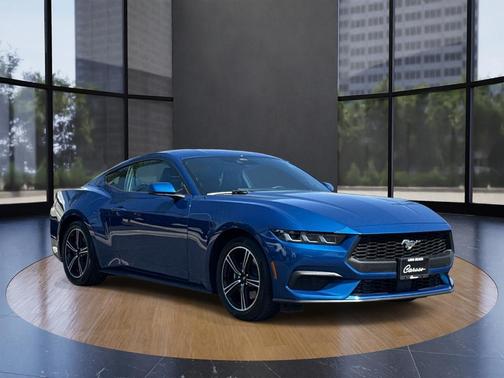 Atlas Blue Metallic 2024 Ford Mustang EcoBoost Premium