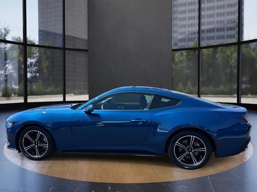 Atlas Blue Metallic 2024 Ford Mustang EcoBoost Premium