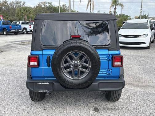 Hydro Blue Pearl 2025 Jeep Wrangler Sport