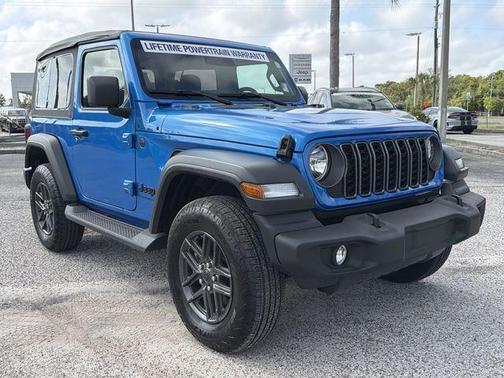Hydro Blue Pearl 2025 Jeep Wrangler Sport