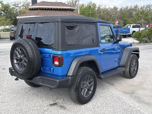 Hydro Blue Pearl 2025 Jeep Wrangler Sport
