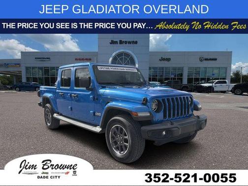 Hydro Blue Pearlcoat 2021 Jeep Gladiator Overland