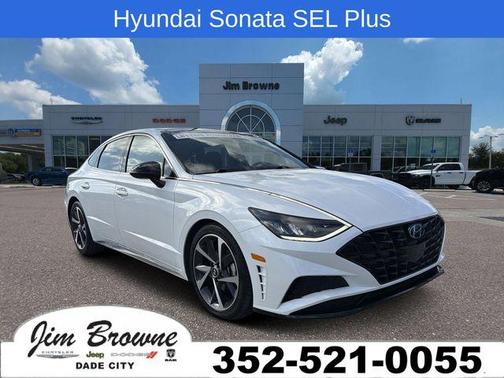 Quartz White 2022 Hyundai SONATA SEL Plus