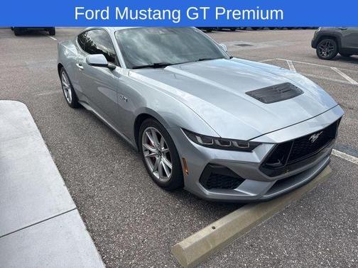 Iconic Silver Metallic 2024 Ford Mustang GT Premium