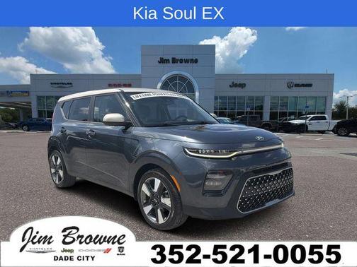 Gravity Gray / Gold Roof 2020 Kia Soul EX