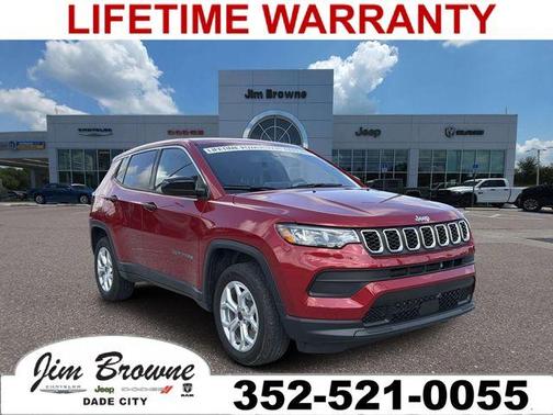 Red 2025 Jeep Compass Sport