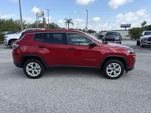 Red 2025 Jeep Compass Sport