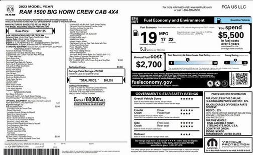 2023 RAM 1500 Big Horn