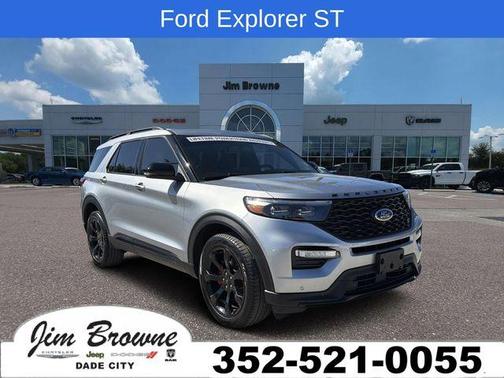 Silver Metallic 2023 Ford Explorer ST