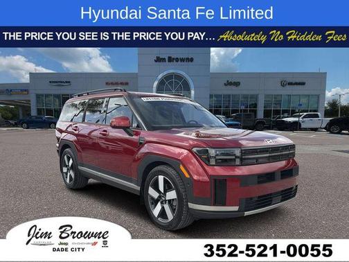 Red 2024 Hyundai SANTA FE Limited