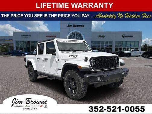 Bright White Clearcoat 2024 Jeep Gladiator Sport
