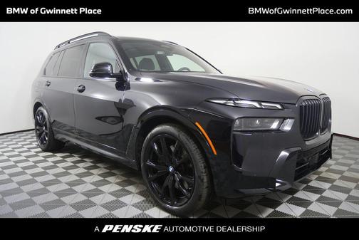 Black Sapphire Metallic 2025 BMW X7 xDrive40i