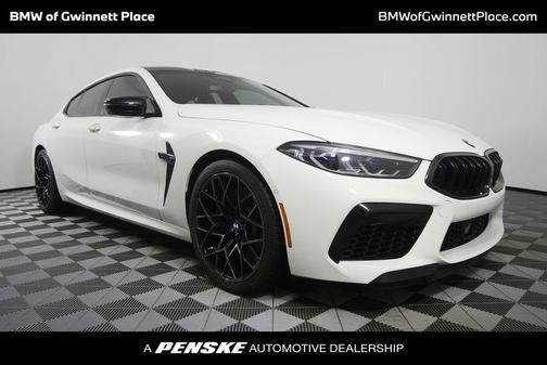 Alpine White 2022 BMW M8 Gran Coupe Competition
