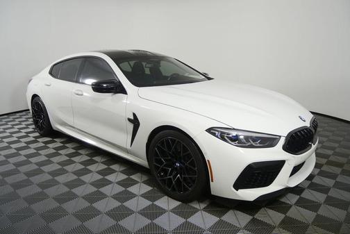 Alpine White 2022 BMW M8 Gran Coupe Competition