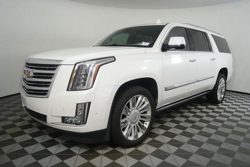 Crystal White Tricoat 2020 Cadillac Escalade ESV Platinum