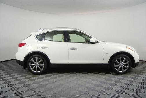 Moonlight White 2014 INFINITI QX50 Journey