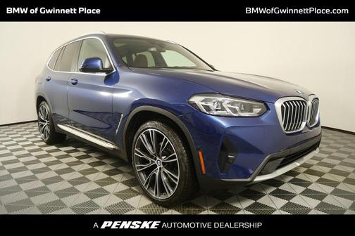 Phytonic Blue Metallic 2024 BMW X3 sDrive30i