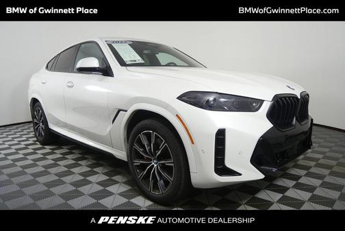 Mineral White Metallic 2025 BMW X6 xDrive40i