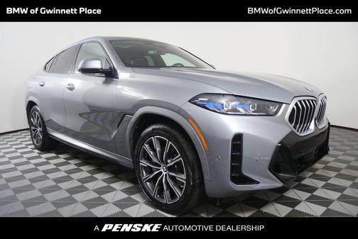 Skyscraper Grey Metallic 2025 BMW X6 xDrive40i