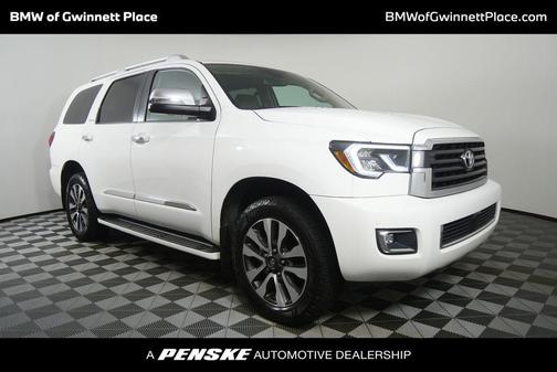 Super White 2020 Toyota Sequoia Limited