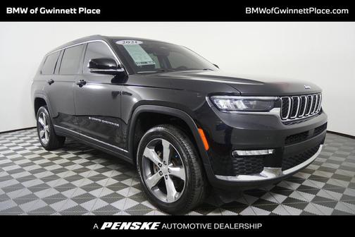 Diamond Black Crystal Pearlcoat 2021 Jeep Grand Cherokee L Limited