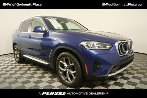 Phytonic Blue Metallic 2022 BMW X3 sDrive30i