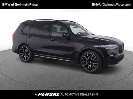 Black Sapphire Metallic 2021 BMW X7 xDrive40i