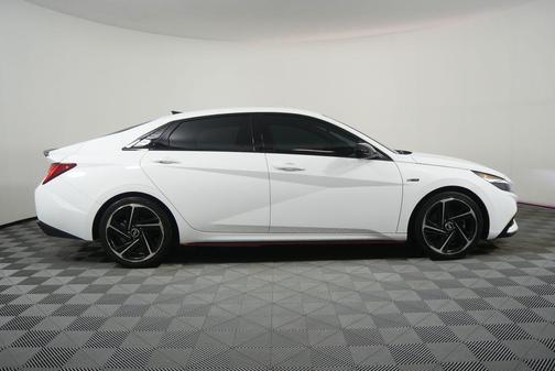 Ceramic White 2023 Hyundai ELANTRA N Line