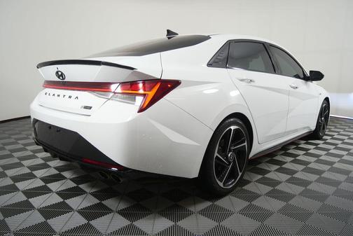 Ceramic White 2023 Hyundai ELANTRA N Line