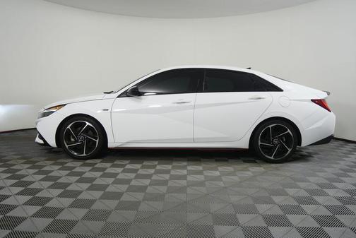 Ceramic White 2023 Hyundai ELANTRA N Line