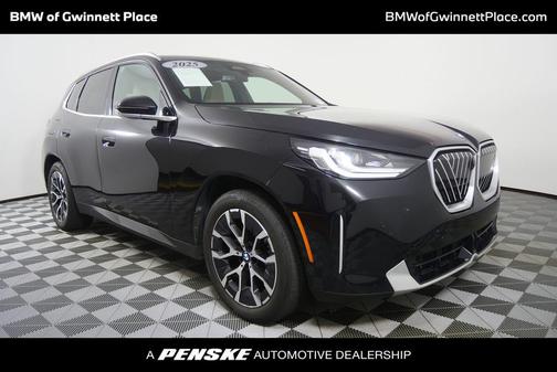 Black Sapphire Metallic 2025 BMW X3 30 xDrive