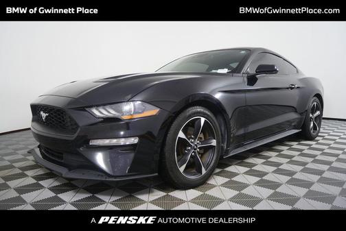 Shadow Black 2021 Ford Mustang EcoBoost