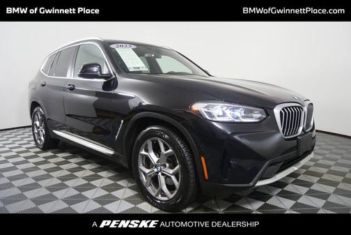 Black Sapphire Metallic 2023 BMW X3 sDrive30i