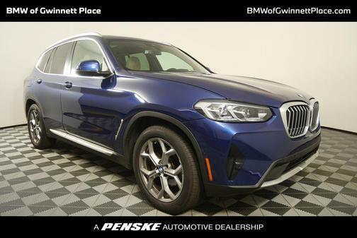 Phytonic Blue Metallic 2023 BMW X3 sDrive30i