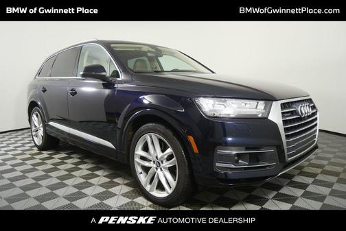 Dark Blue 2018 Audi Q7 3.0T Prestige