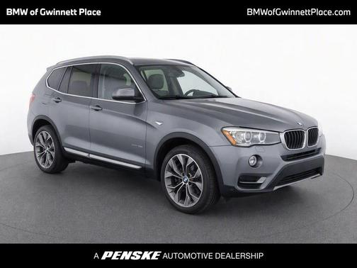 Space Gray Metallic 2015 BMW X3 xDrive35i